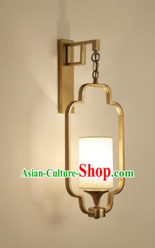 Handmade Traditional Chinese Lantern China Style Golden Wall Lamp Electric Palace Lantern