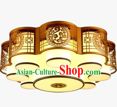 China Handmade iron Golden Ceiling Lantern Traditional Ancient Lanterns Palace Lamp