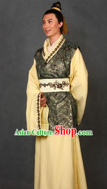 Chinese Ancient Novel A Dream in Red Mansions Nobility Childe Jia Lian Costume for Men