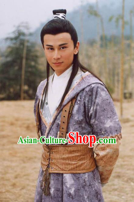 Chinese Ancient Song Dynasty Young General Yang Qilang Replica Costume for Men