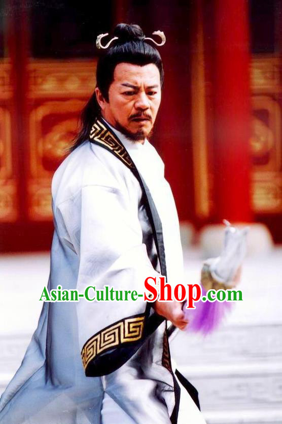 Chinese Ancient Song Dynasty General Yang Ye Replica Costume for Men