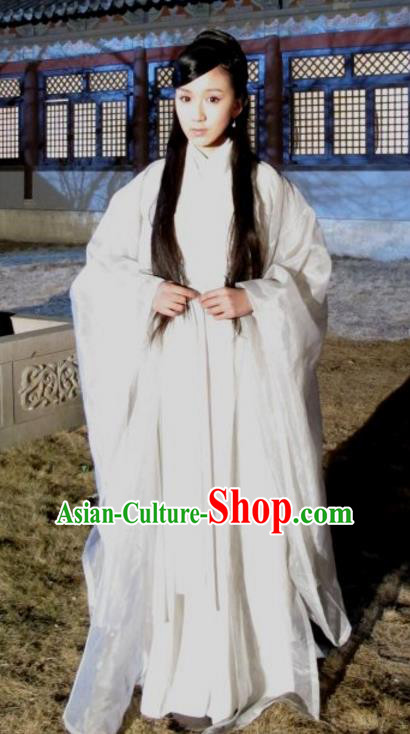 Chinese Ancient Song Dynasty Palace Lady Imperial Consort Pang of Zhao Zhen Dress Replica Costume for Women