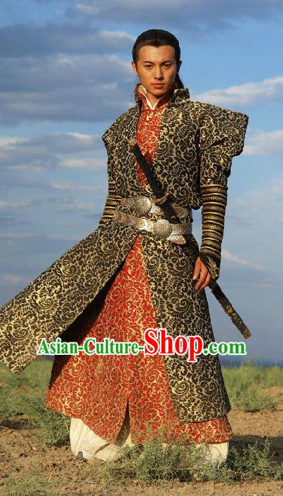Chinese Ancient Ming Dynasty Swordsman Replica Costume for Men