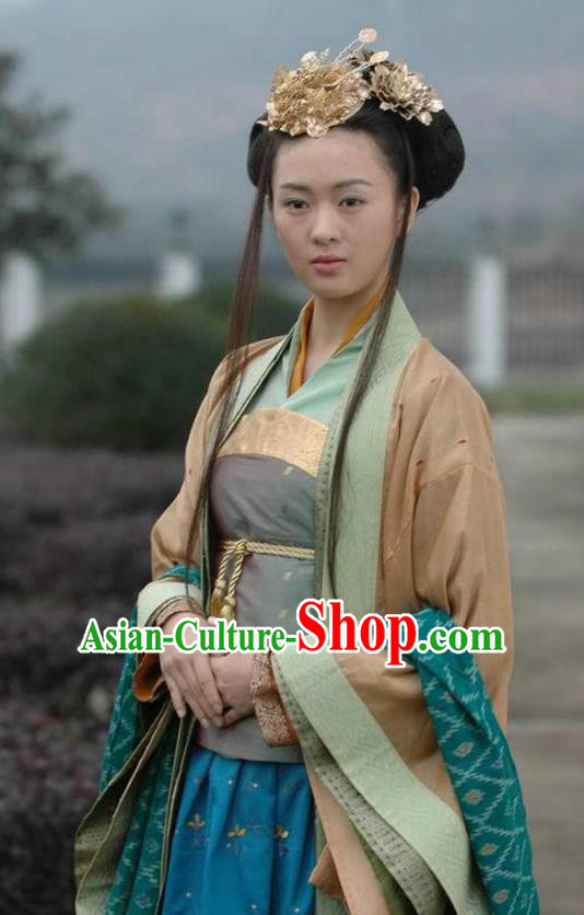 Ancient Chinese Song Dynasty Palace Lady Princess Replica Costume for Women
