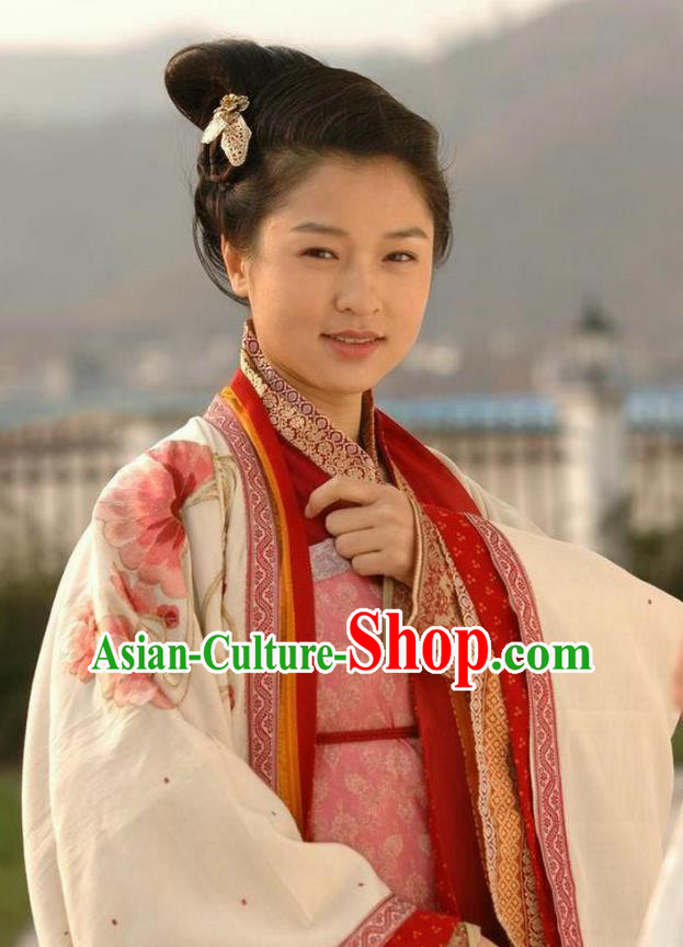 Ancient Chinese Song Dynasty General Yang Five Daughter-in-law Swordswoman Replica Costume for Women