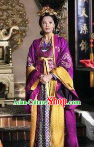 Chinese Ancient Southern Song Dynasty Imperial Consort Han Embroidered Replica Costume for Women