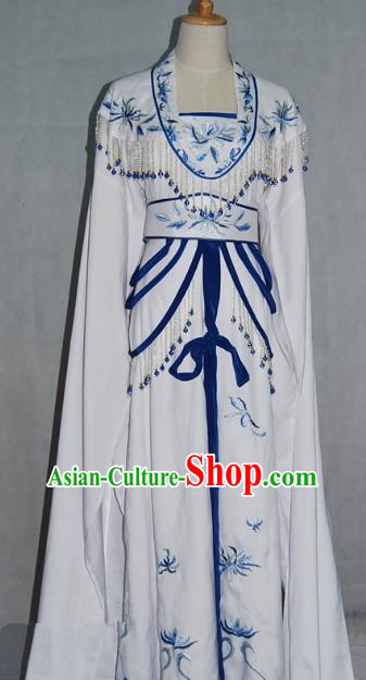 Traditional China Beijing Opera Diva Embroidered Dress Chinese Peking Opera Actress Costume