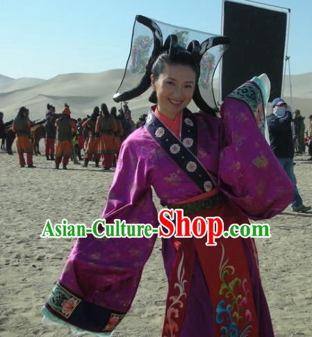 Traditional Chinese Ancient Costume Ancient  Tang Dynasty Hanfu Dress Clothing