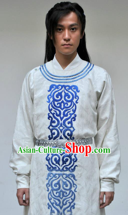 Traditional Chinese Tang Dynasty Swordsman Replica Costume for Men