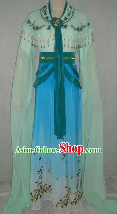 Top Grade Chinese Beijing Opera Princess Costume China Professional Peking Opera Green Dress