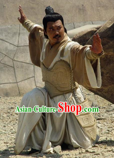 Chinese Ancient Tang Dynasty General Shan Xiongxin Swordsman Replica Costume for Men