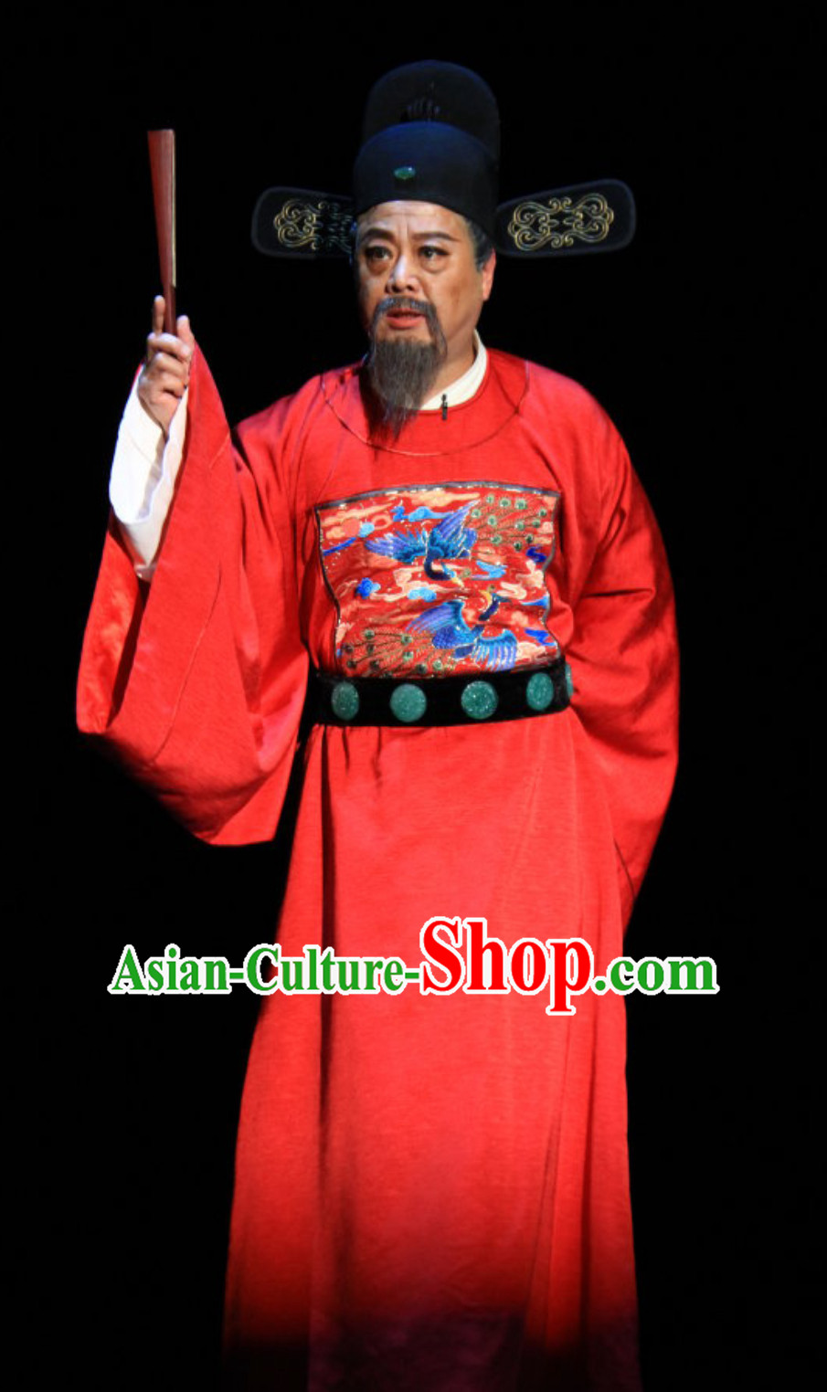 Ming Dynasty Prime Minister Zhang Juzheng Costumes and Hat Complete Set