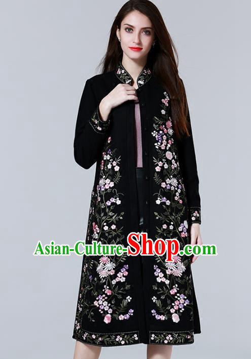 Traditional Ancient Chinese Young Women Cheongsam Dress Republic of China Tangsuit Stand Collar Blouse Dress Tang Suit Clothing