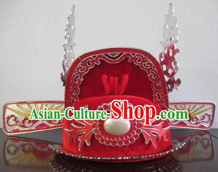Traditional China Beijing Opera Niche Hair Accessories Ancient Chinese Peking Opera Lang Scholar Hats Headwear