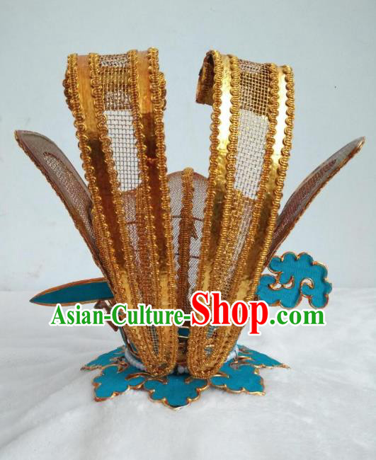 Traditional China Beijing Opera Costume Gifted Scholar Embroidered Robe and Hat Ancient Chinese Peking Opera Embroidery Clothing