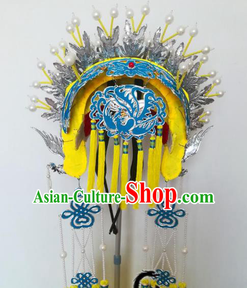 Traditional China Beijing Opera Costume Gifted Scholar Embroidered Robe and Hat Ancient Chinese Peking Opera Embroidery Clothing
