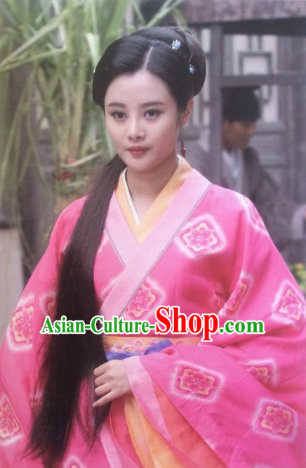 Chinese Ancient Wei and Jin Dynasties Nobility Lady Hanfu Dress Replica Costume for Women