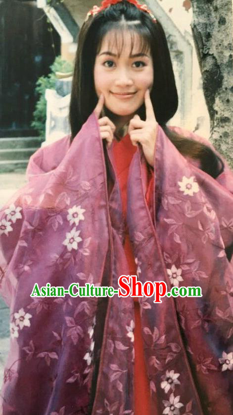 Chinese Ancient Eastern Jin Dynasty Nobility Wealthy Lady Zhu Yingtai Hanfu Dress Replica Costume for Women