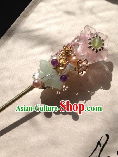 Chinese Handmade Ancient Hanfu Hairpins Hair Accessories Classical Butterfly Hair Clip for Women