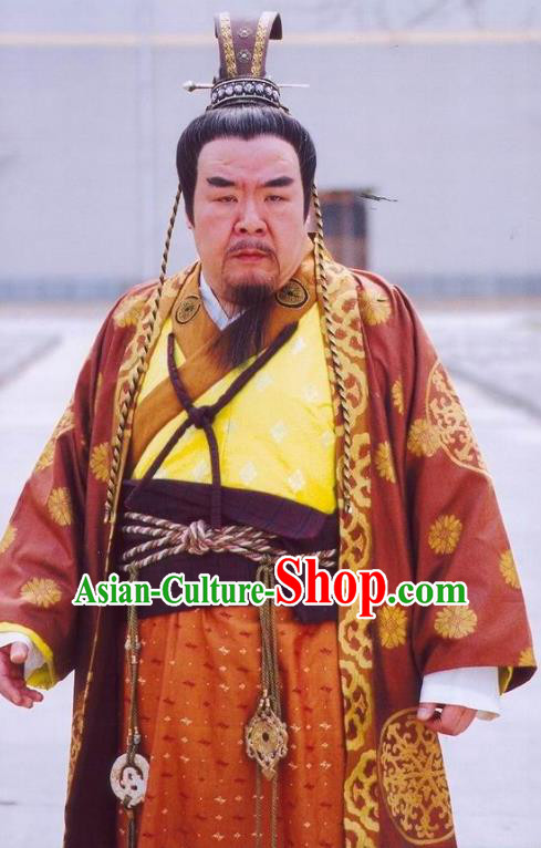 Chinese Ancient Sui Dynasty Powerful Minister Politician Yang Su Replica Costume for Men