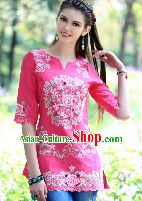 Traditional Ancient Chinese Young Women Cheongsam Dress Republic of China Tangsuit Stand Collar Blouse Dress Tang Suit Clothing