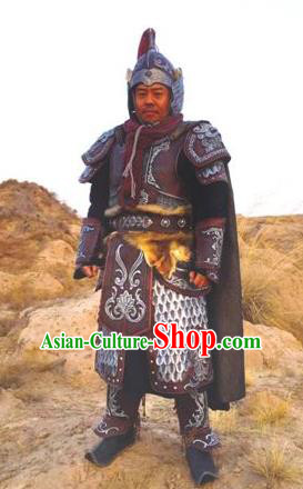 Chinese Ancient Han Dynasty General Military Officer Zhao Xin Replica Costume for Men