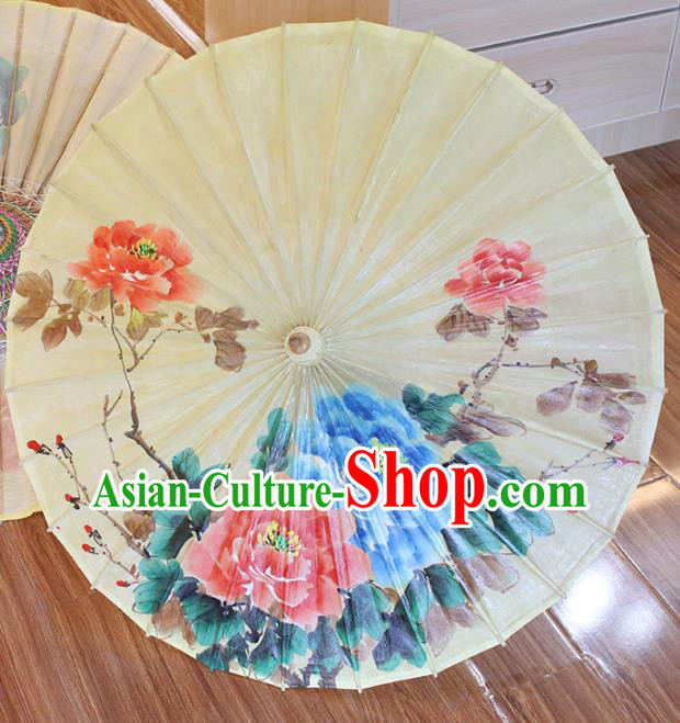 Trational Chinese Handmade Paper Umbrella Folk Dance Oil-paper Umbrella Yanko Umbrella