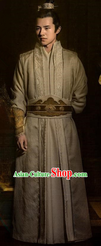 Nirvana in Fire Chinese Ancient Young Hero Swordsman General Xiao Pingjing Replica Costume for Men