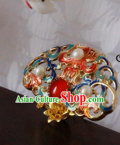 Chinese Handmade Classical Hair Accessories Wedding Hairpins Hanfu Back Hair Stick for Women