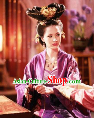 Traditional Chinese Ancient Costume Ancient  Tang Dynasty Hanfu Dress Clothing