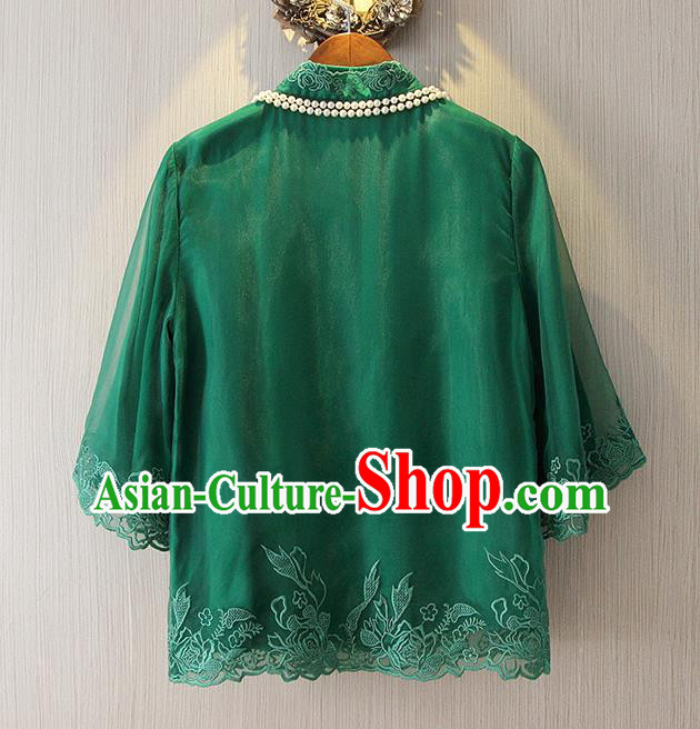 Traditional Ancient Chinese Young Women Cheongsam Dress Republic of China Tangsuit Stand Collar Blouse Dress Tang Suit Clothing