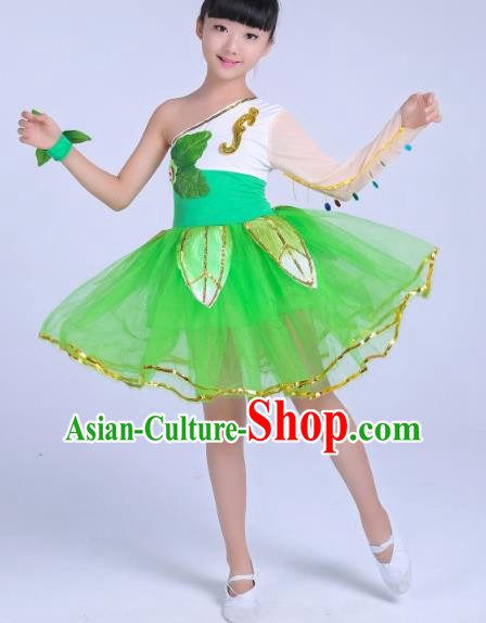 Green Modern Dance Costume Fashion Opening Dance Costume Chorus
