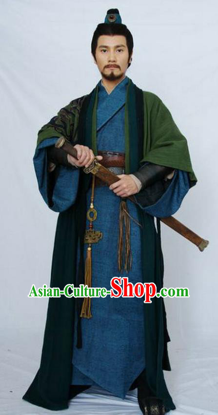 Traditional Chinese Ancient Costume Qin Dynasties Hanfu Clothing