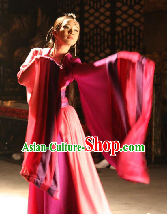Chinese Ancient Shang Dynasty Imperial Concubine Da Ji Hanfu Embroidered Replica Costume for Women