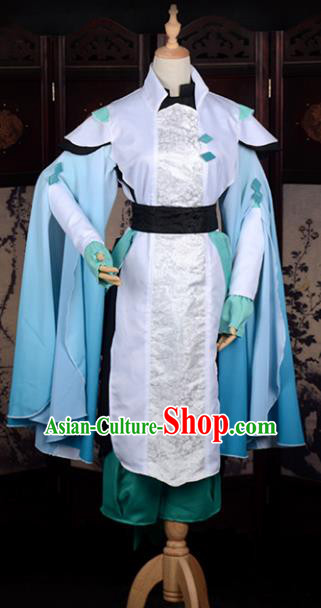 Traditional Chinese Ancient Knight-errant Costume Cosplay Swordsman Hanfu Clothing for Men