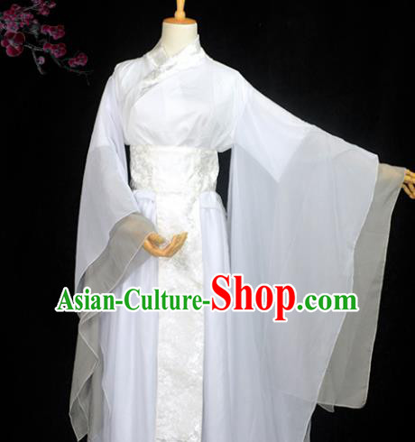 Chinese Ancient Fairy Young Lady Costume Cosplay Female Swordsman Little Dragon Maiden Dress Hanfu Clothing for Women