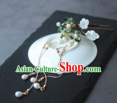 Traditional Chinese Ancient Tassel Step Shake Classical Hair Accessories Handmade Hairpins for Women