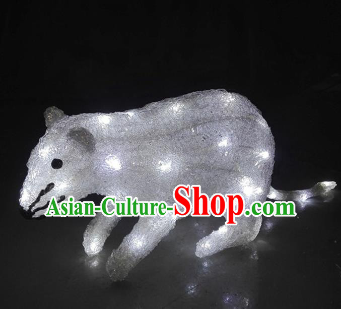 Traditional Handmade Chinese Zodiac Rat Electric LED Lights Lamps Lamp Decoration