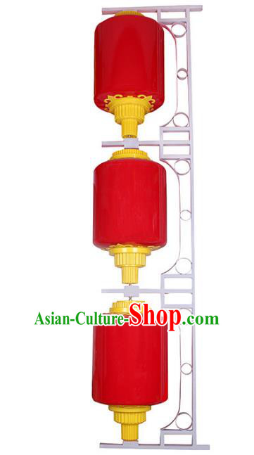 Traditional Handmade Chinese Lanterns Spring Festival Electric LED Lights Street Light Lamp Decoration