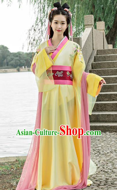 Traditional Chinese Ancient Palace Princess Costume Song Dynasty Swordswoman Hanfu Dress for Women