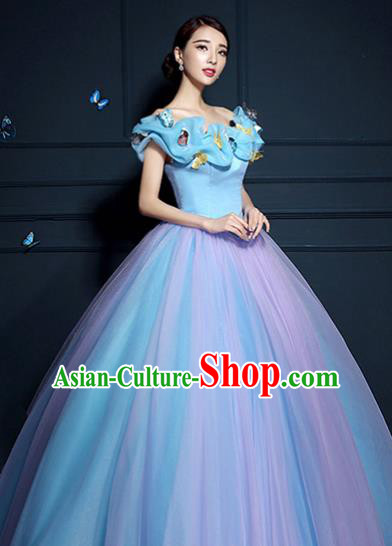 Top Grade Advanced Customization Wedding Dress Princess Dress Bridal Full Dress Costume for Women