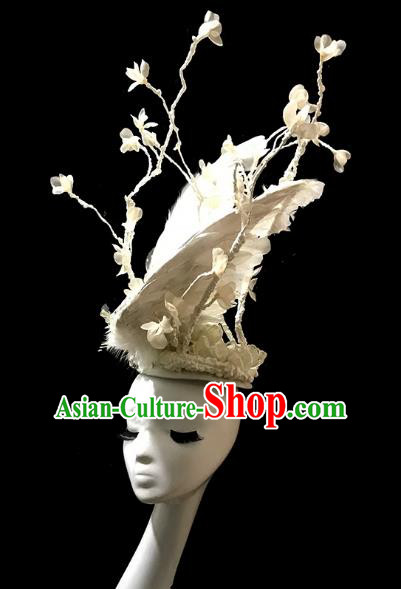 Top Performance Catwalks Headwear Halloween Cosplay Hair Accessories Mask