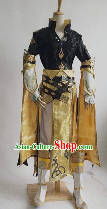 China Ancient Cosplay Childe Swordsman Costumes Chinese Traditional Knight-errant Clothing for Men