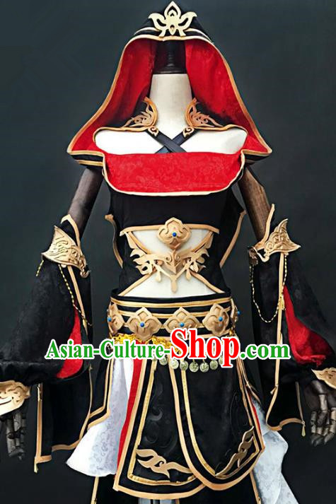 China Ancient Cosplay Female Swordsman Costumes Chinese Traditional Young Lady Knight-errant Clothing for Women