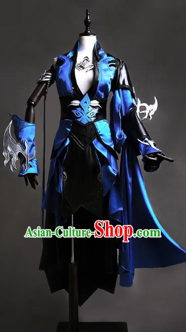 China Traditional Cosplay Swordsman Costumes Chinese Ancient Kawaler Knight-errant Clothing for Men