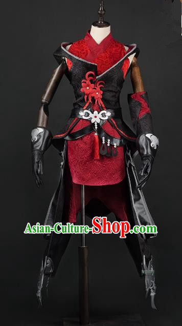 China Ancient Cosplay Young Lady Knight-errant Costumes Chinese Traditional Princess Swordsman Clothing for Women