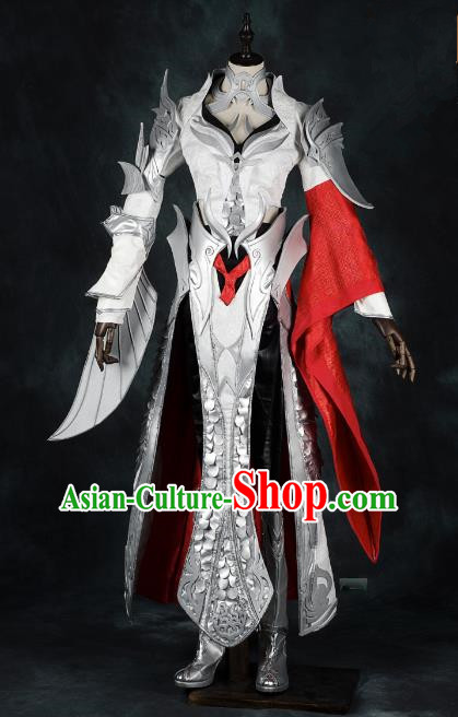 China Ancient Cosplay Female General Armour Knight-errant Costumes Chinese Traditional Swordsman Clothing for Women