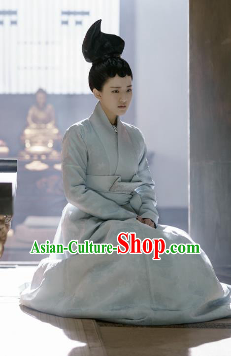 Chinese Ancient Court Maid Costume Untouchable Lovers Northern and Southern Dynasties Palace Lady Embroidered Replica Costumes for Women