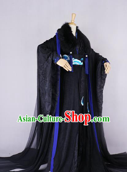 Chinese Ancient Palace Lady Hanfu Han Dynasty Imperial Concubine Queen Embroidered Historical Costumes for Women