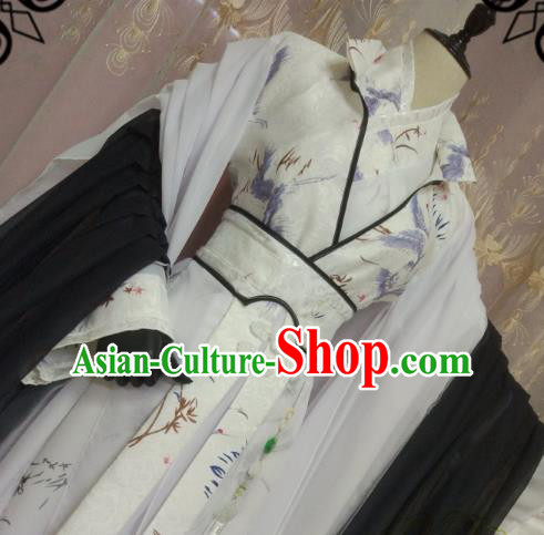 Chinese Ancient Palace Lady Hanfu Han Dynasty Imperial Concubine Queen Embroidered Historical Costumes for Women